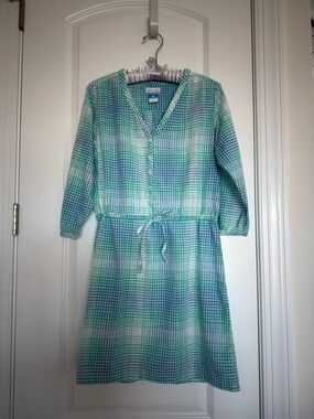 Columbia Shirt Dress in plaid size S